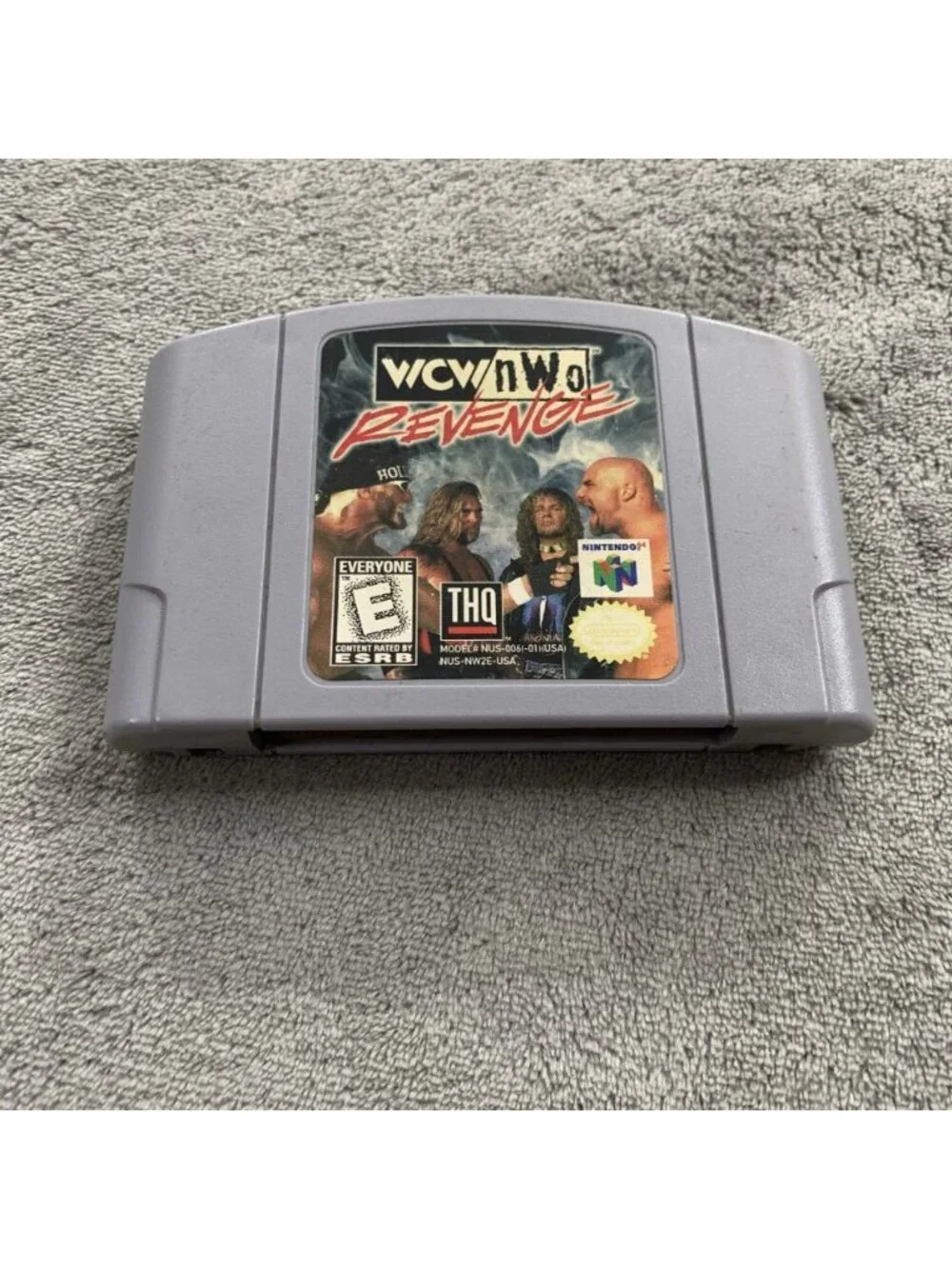 WCW nWo Revenge Nintendo 64 N64 Authentic Cartridge Tested Working